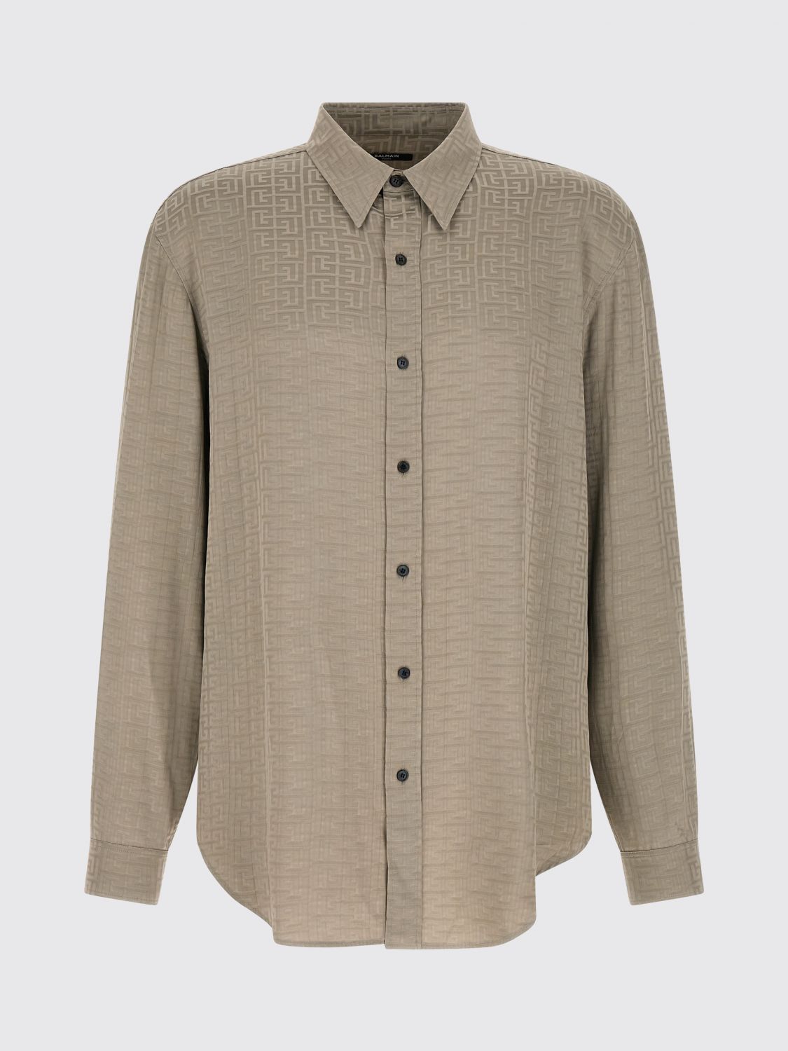 Balmain Balmain Shirt Men Grey Size US L / EU 52-54 / 3 - 2 Thumbnail