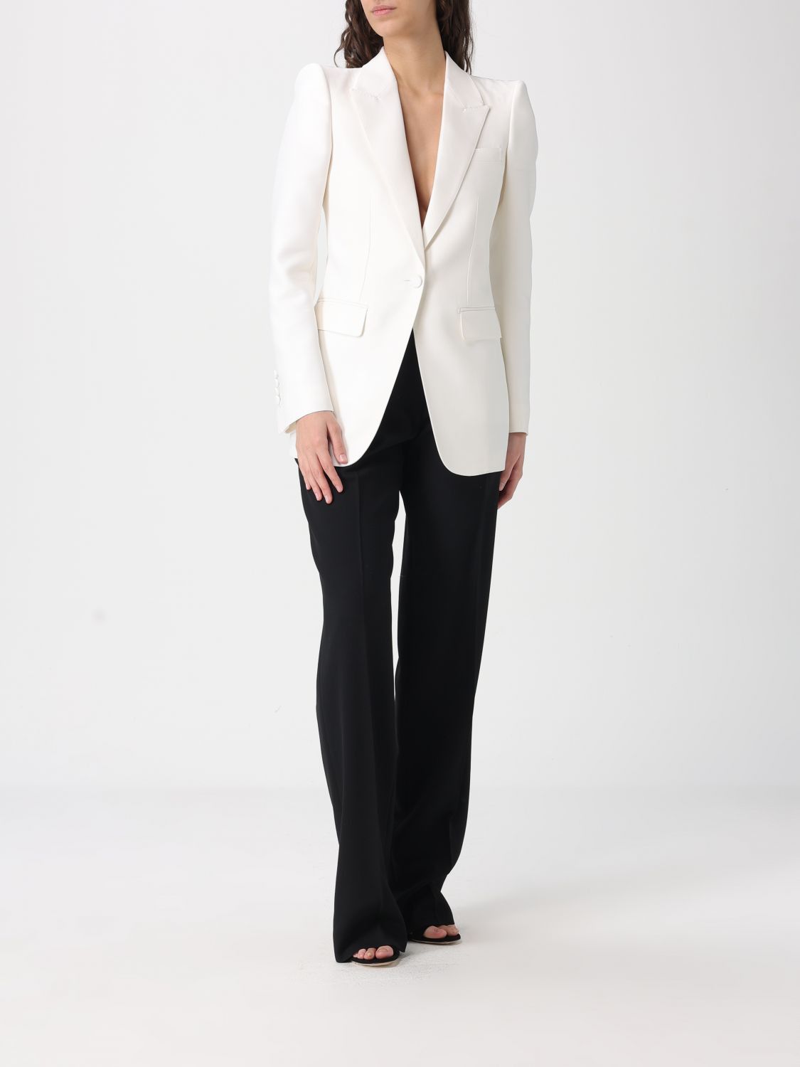 Tom Ford Tom Ford Jacket Woman White Size XS / US 0-2 / IT 36-38 - 2 Thumbnail