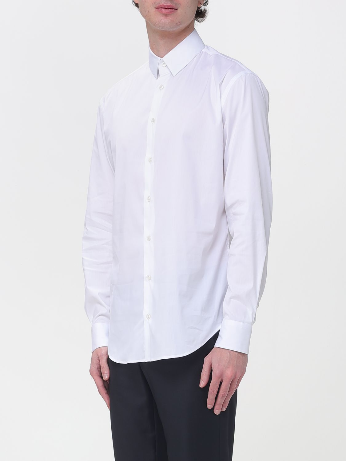 Giorgio Armani Giorgio Armani Shirt Men White Size US XS / EU 42 / 0 - 3 Thumbnail