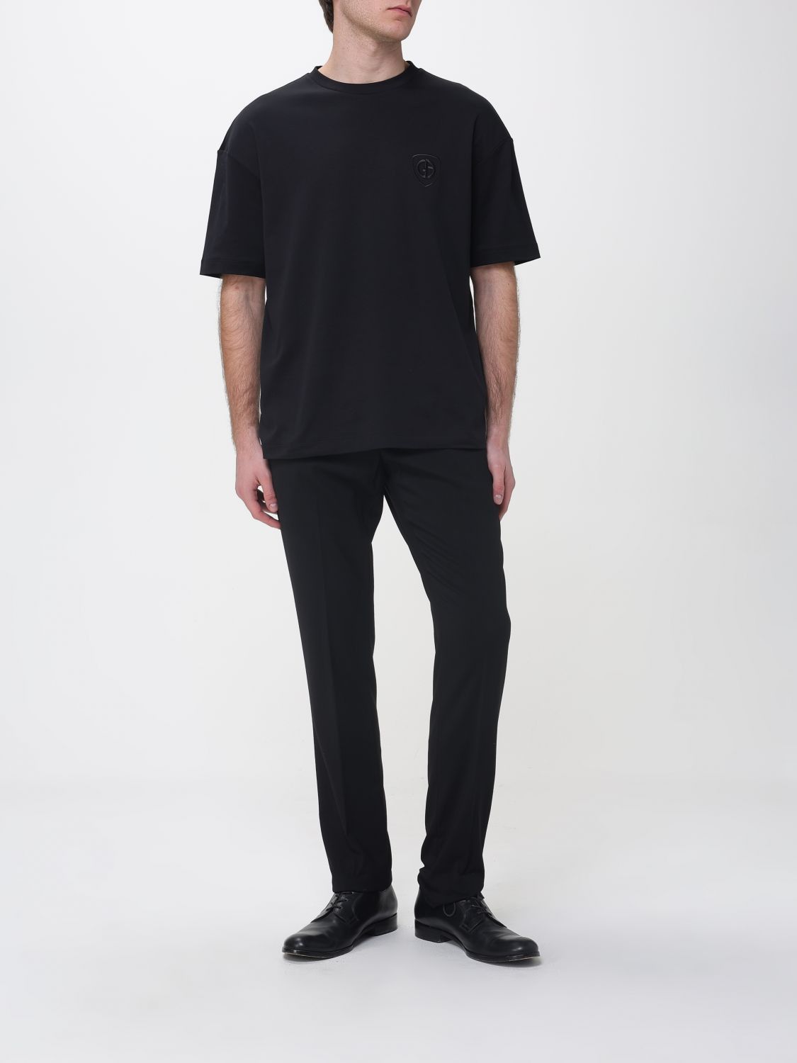 Giorgio Armani Giorgio Armani T-Shirt Men Black Size US M / EU 48-50 / 2 - 2 Thumbnail