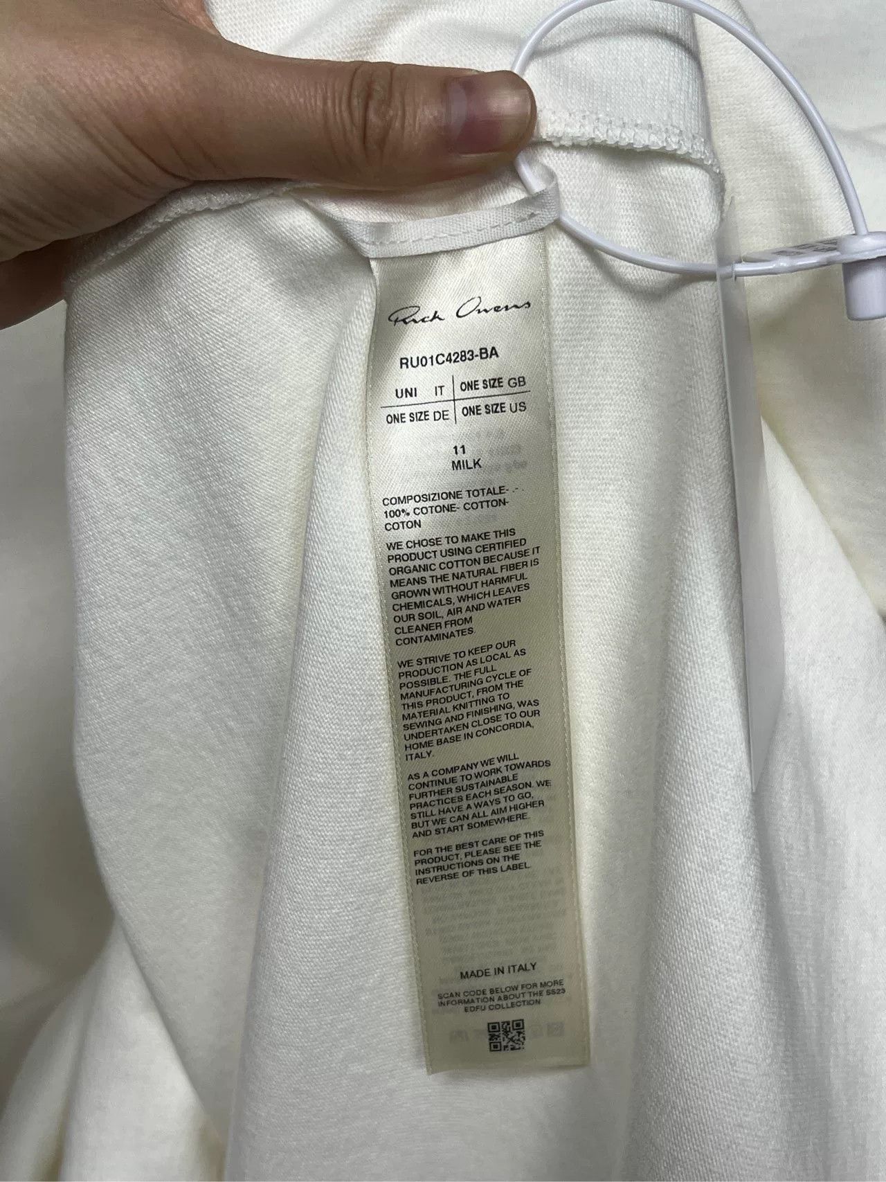 Rick Owens oversized short sleeve top by rick owens Size XS / US 0-2 / IT 36-38 - 3 Thumbnail