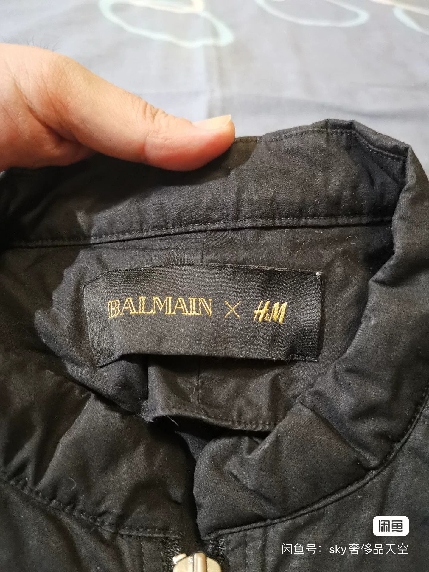 Balmain balmain x hm black jumpsuit jacket Size 38" / US 16 / IT 52 - 5 Thumbnail