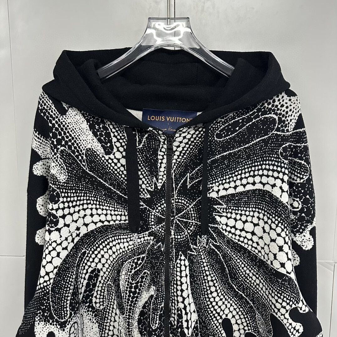 Louis Vuitton louis vuitton black and white hoodie Size US XS / EU 42 / 0 - 2 Thumbnail