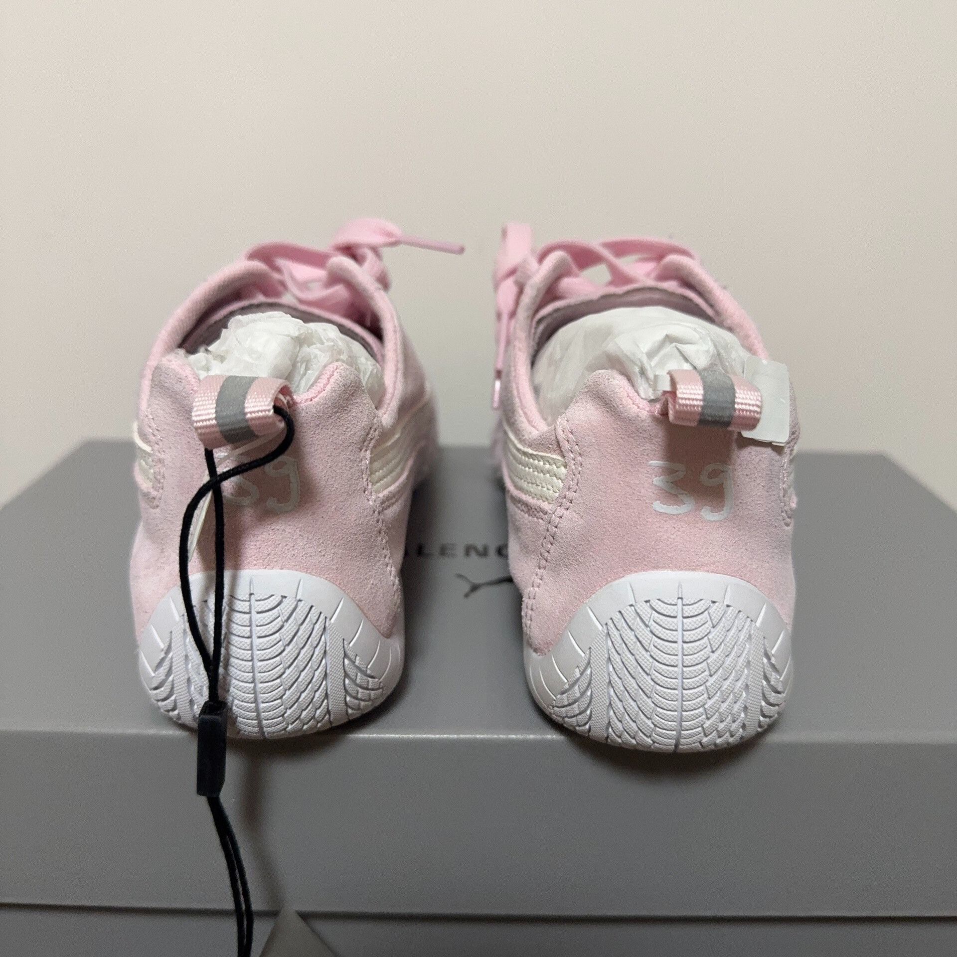 Balenciaga balenciaga x puma pink speedcat shoes Size US 10 / EU 43 - 3 Thumbnail