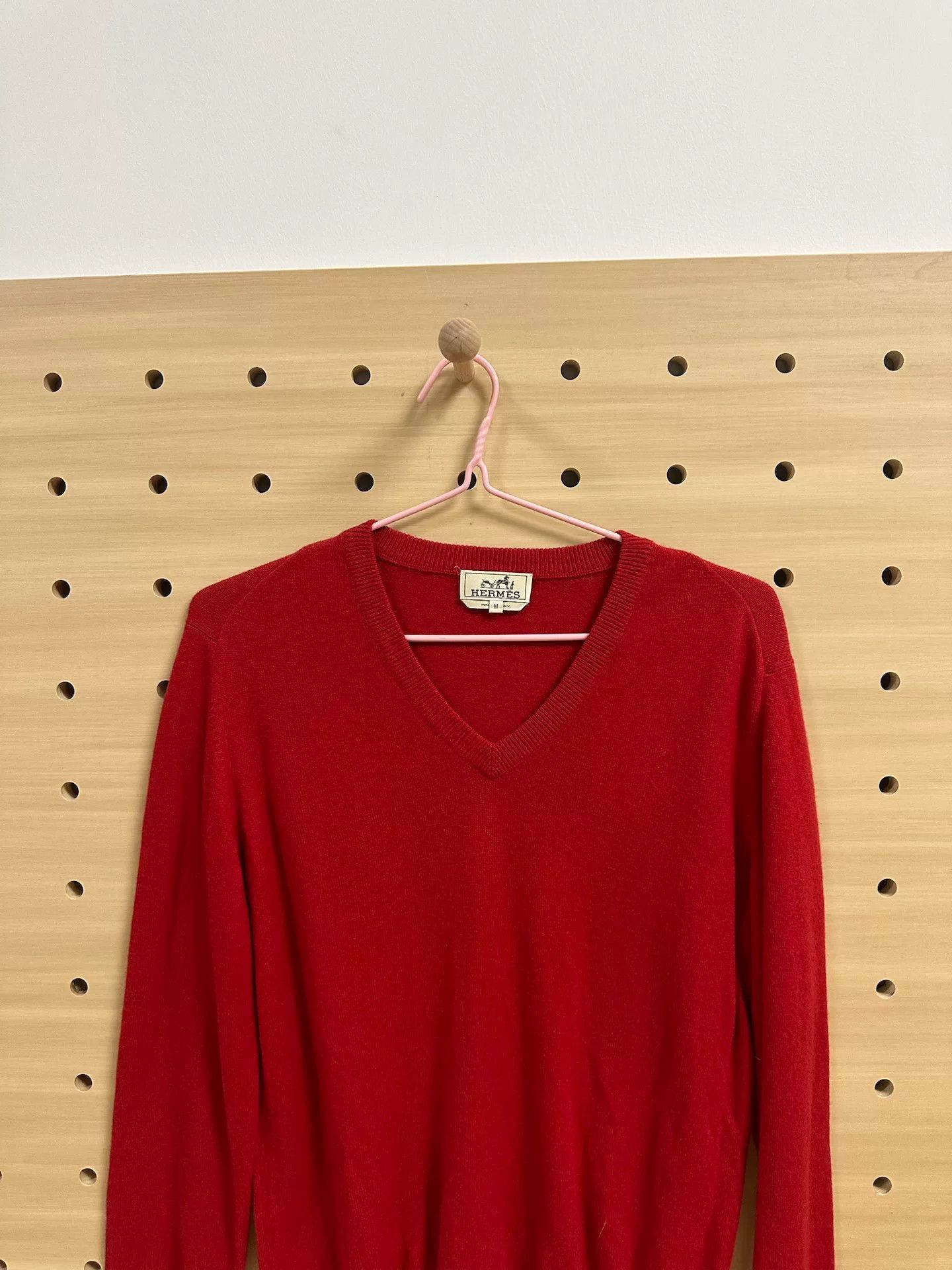 Hermes Hermes Red Cashmere Sweater Size XS / US 0-2 / IT 36-38 - 2 Thumbnail