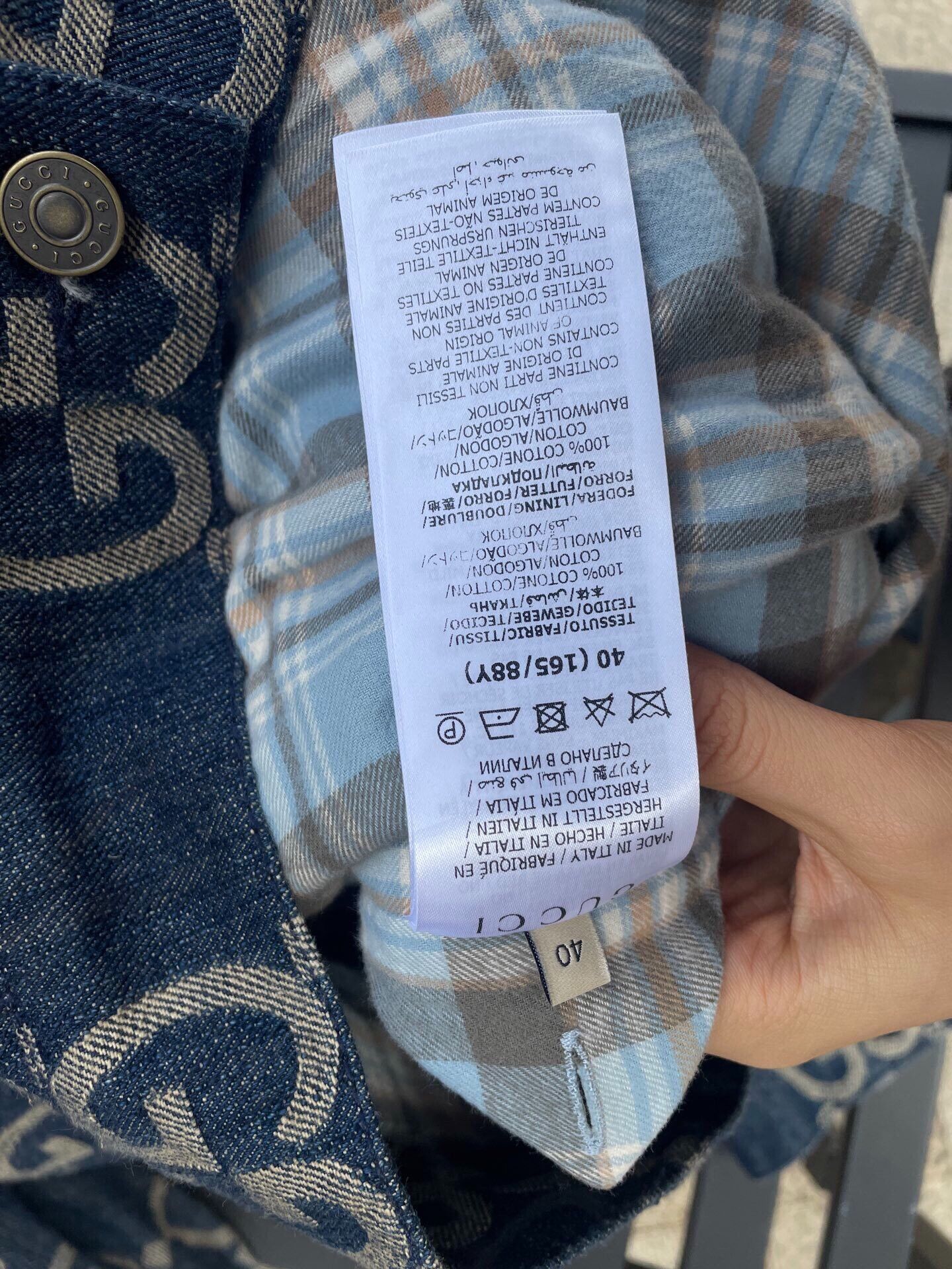 Gucci Gucci Denim Jacket for Sale Size US M / EU 48-50 / 2 - 6 Thumbnail