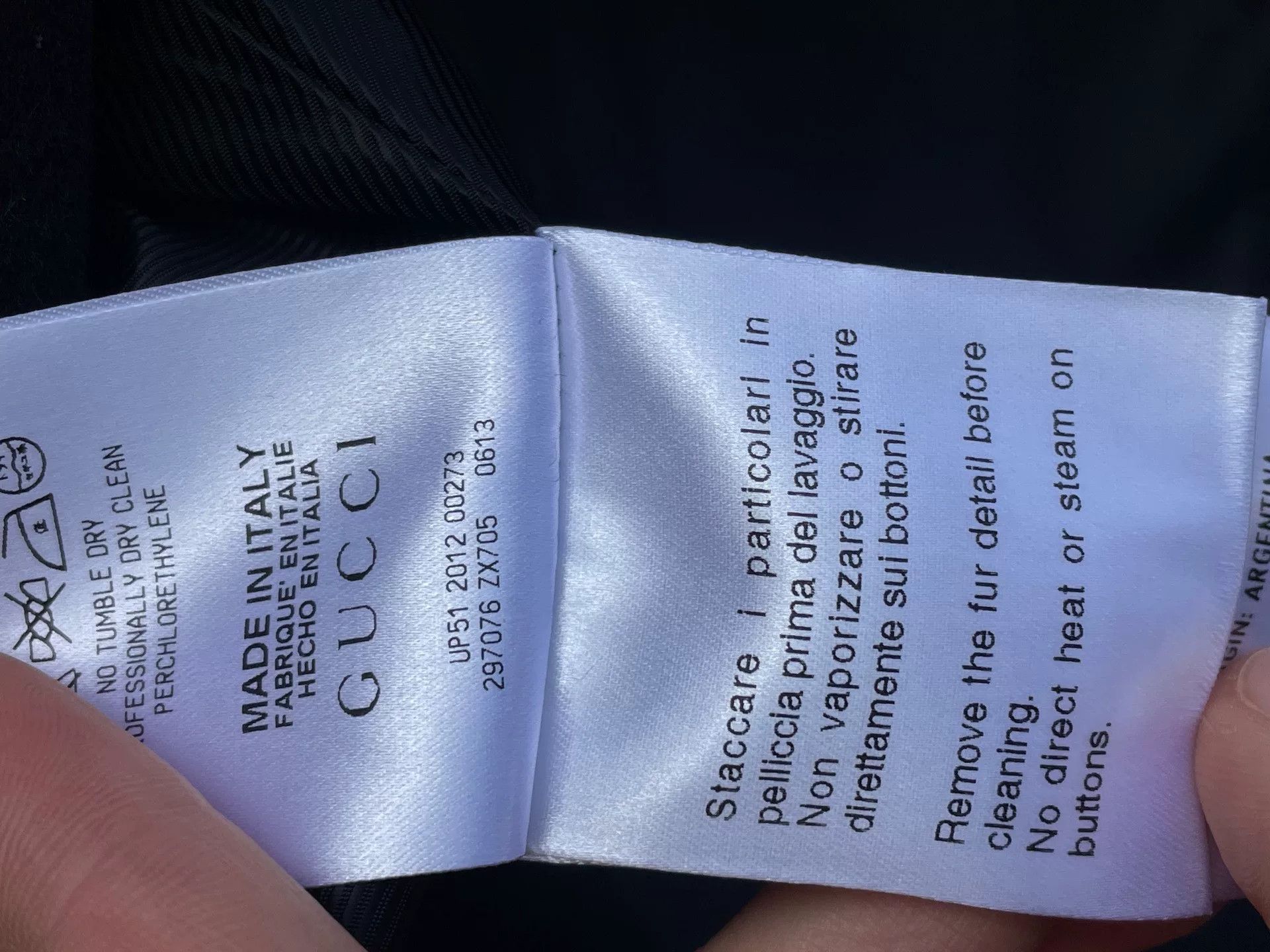 Gucci Gucci Coat for Sale, Gently Used Size XS / US 0-2 / IT 36-38 - 6 Thumbnail