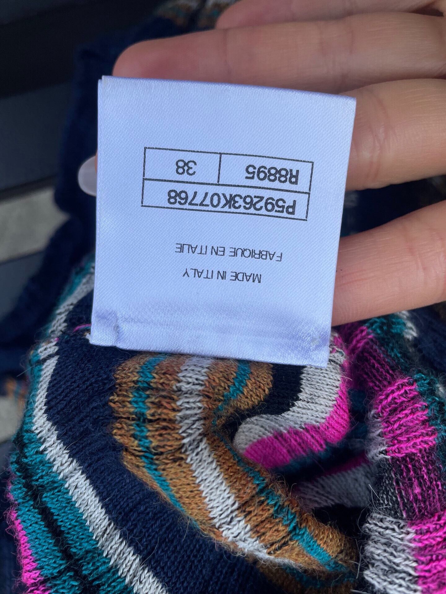 Chanel Chanel Knit Sweater in Striped Design Size XS / US 0-2 / IT 36-38 - 5 Thumbnail