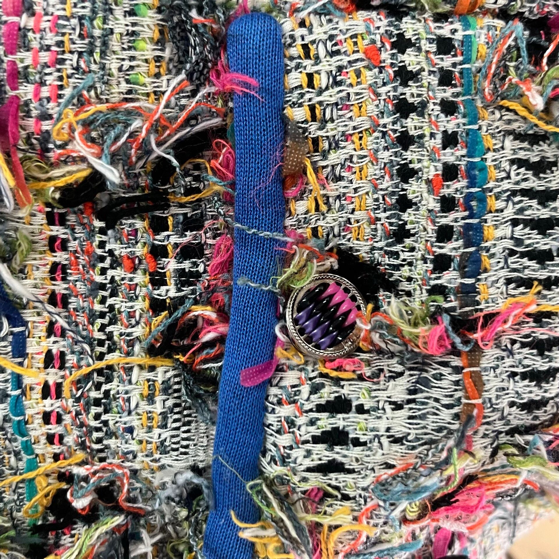 Chanel Chanel GD Colorful Fringe Coat Size US XS / EU 42 / 0 - 5 Thumbnail