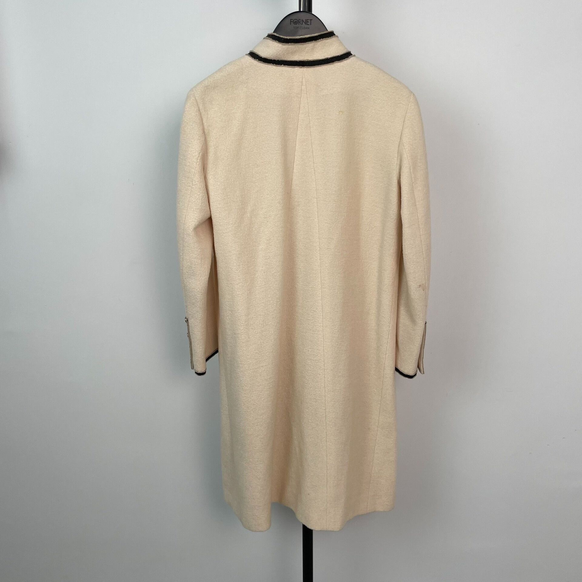 Chanel Singapore Resort Milk White Long Trench 40