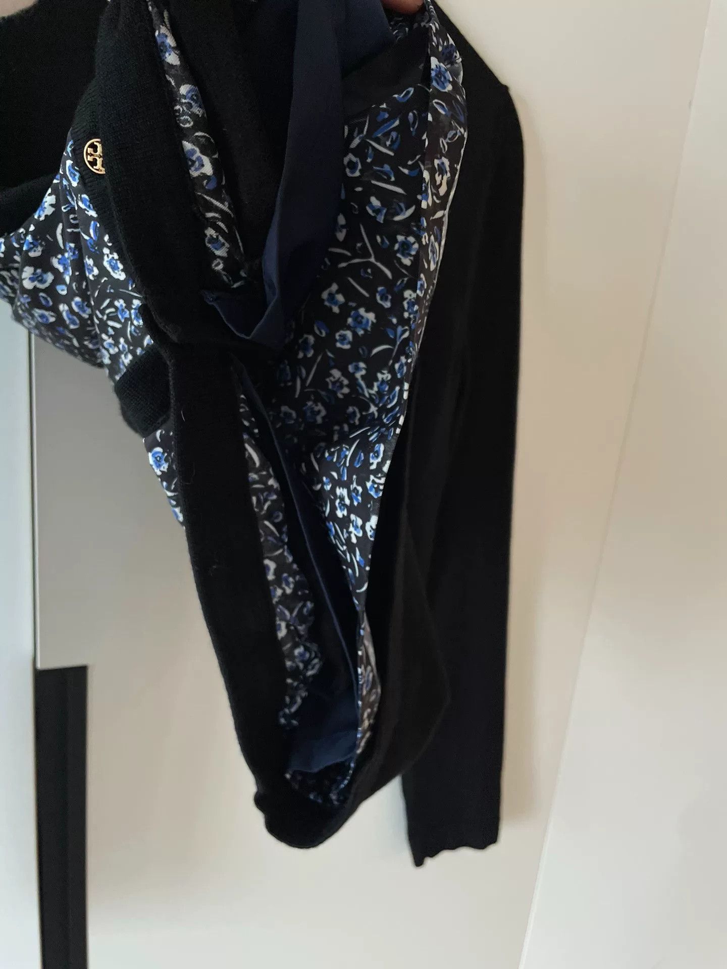 Tory Burch Tory Burch Silk Print Wool Cardigan Size XS / US 0-2 / IT 36-38 - 7 Thumbnail
