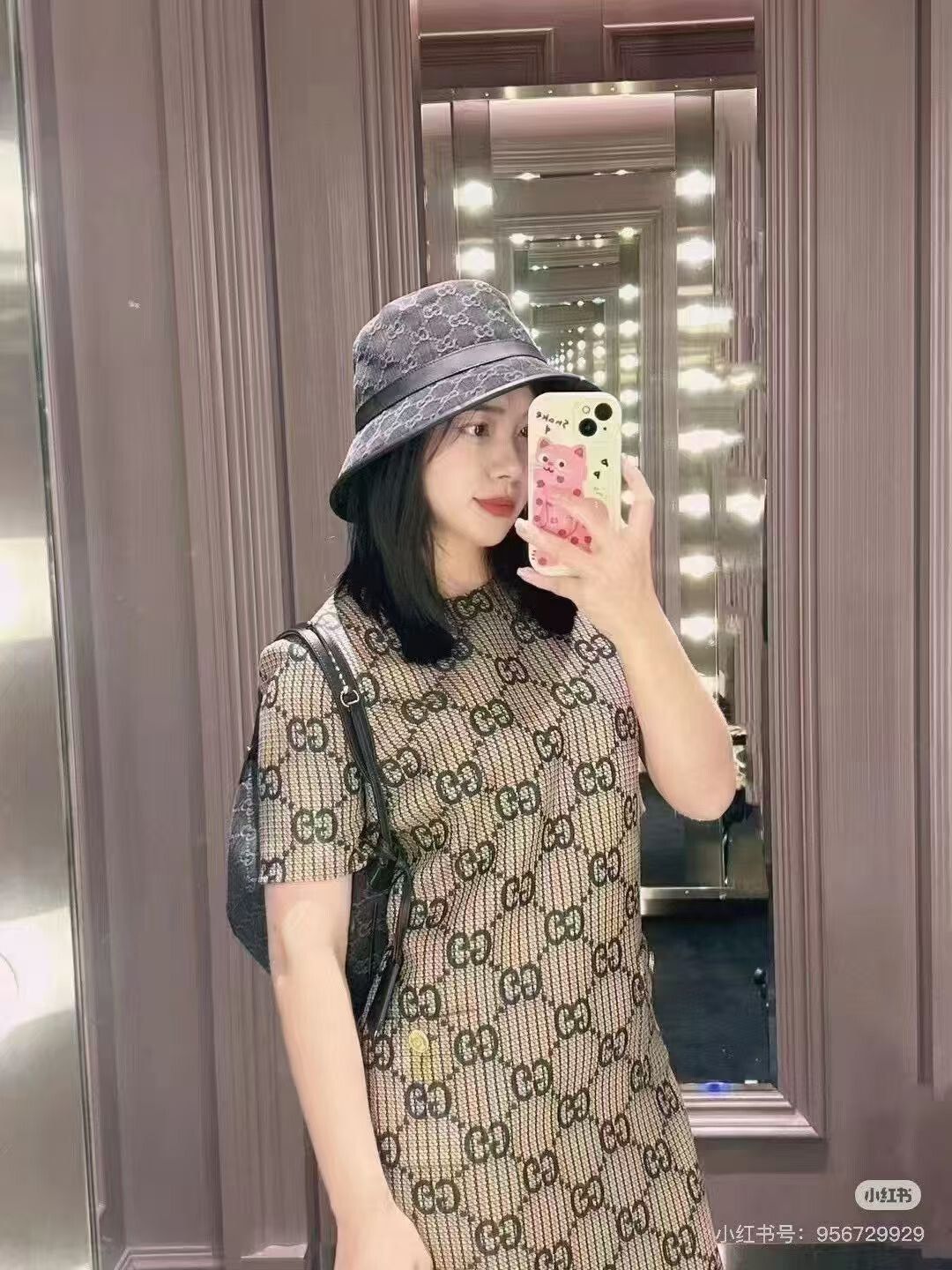 Gucci Gucci Full Logo Wool Dress Size XS / US 0-2 / IT 36-38 - 6 Thumbnail