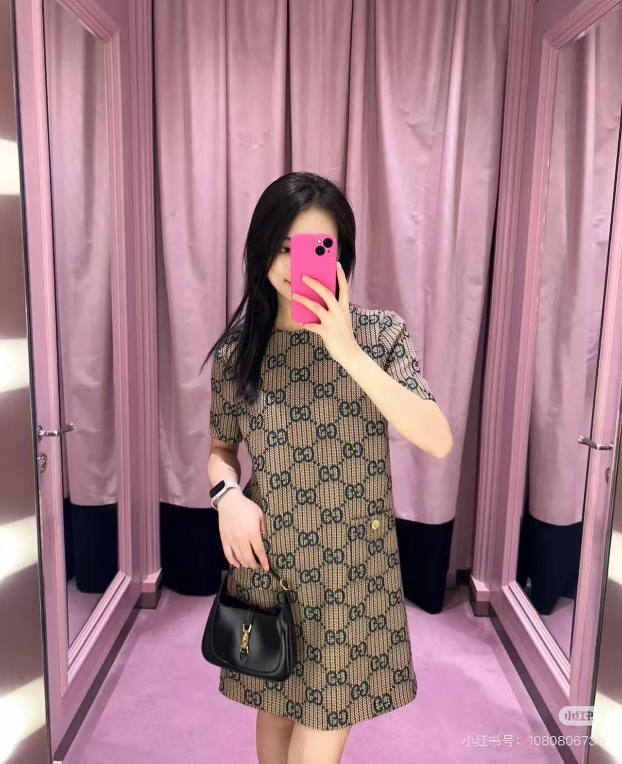 Gucci Gucci Full Logo Wool Dress Size XS / US 0-2 / IT 36-38 - 9 Thumbnail