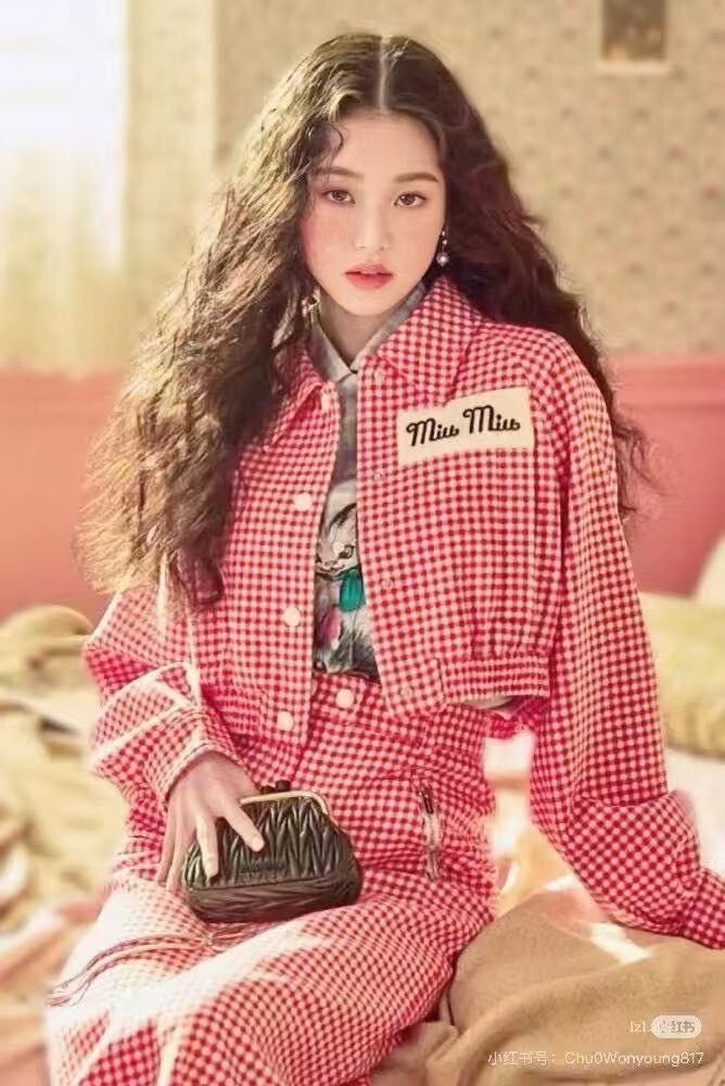 Miu Miu Miu Miu Pink Letter Check Coat Size XS / US 0-2 / IT 36-38 - 5 Thumbnail