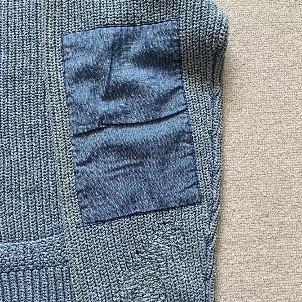 RRL Ralph Lauren RRL Indigo Patch Heavy Wash Vintage Top Size US M / EU 48-50 / 2 - 5 Thumbnail