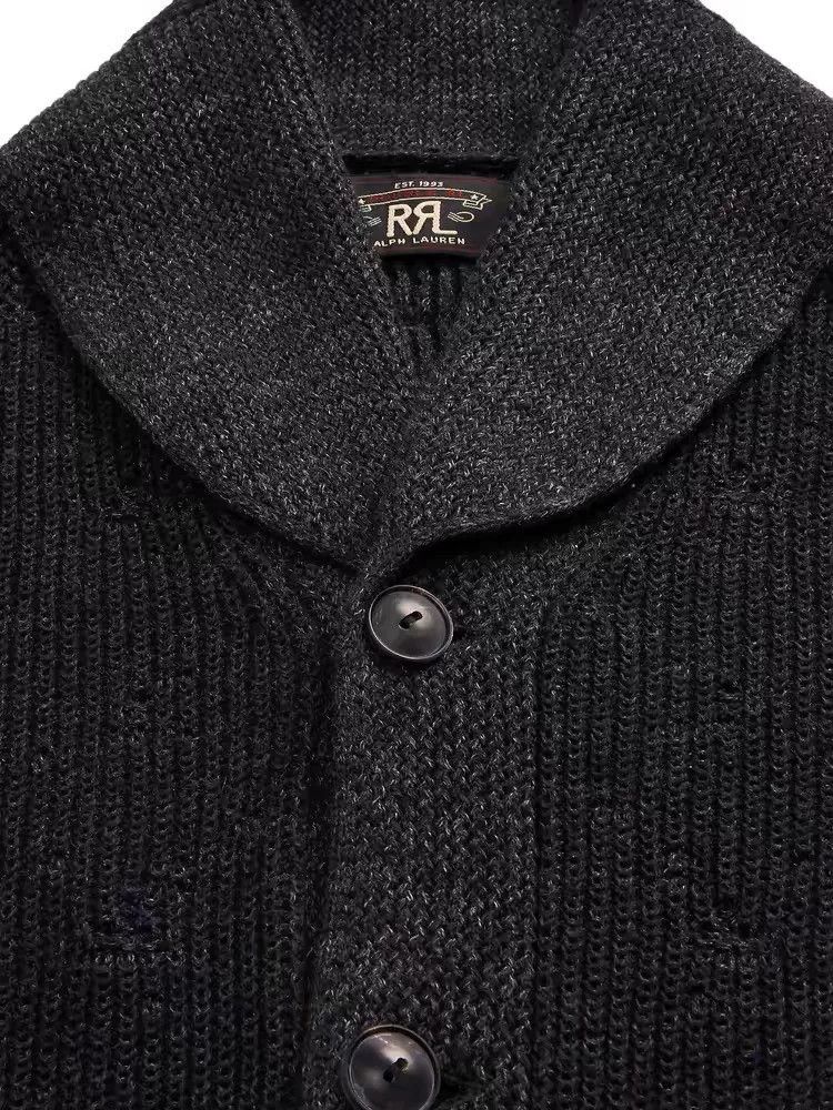 RRL Ralph Lauren RRL Men's 2024 Summer Loose Cotton Shawl Collar Cardigan Size US M / EU 48-50 / 2 - 3 Thumbnail