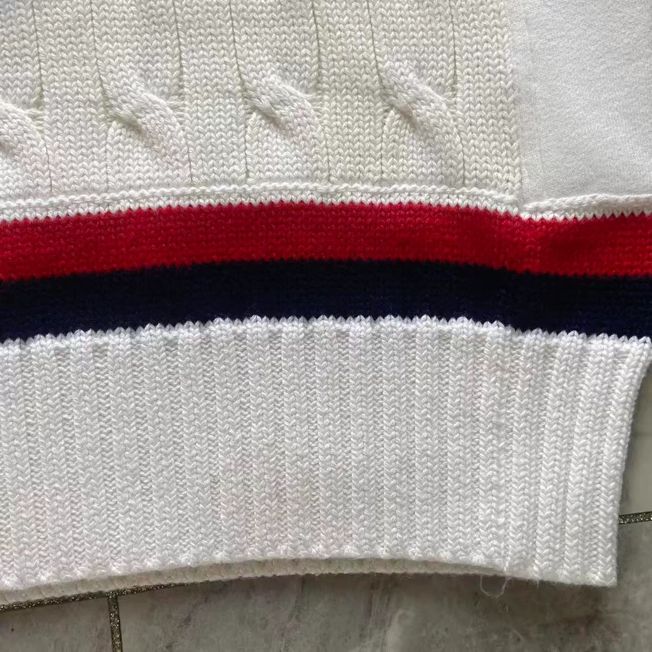 Polo Ralph Lauren Ralph Lauren R.L.F.C. White V-Neck Knit Size US M / EU 48-50 / 2 - 6 Thumbnail