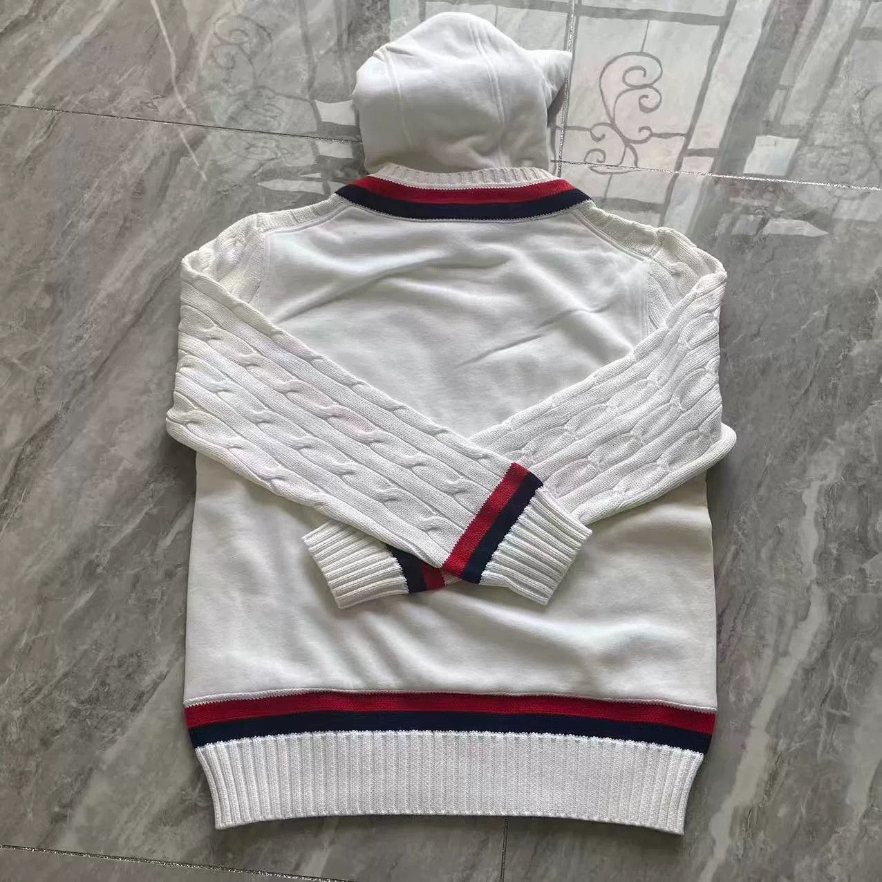 Polo Ralph Lauren Ralph Lauren R.L.F.C. White V-Neck Knit Size US M / EU 48-50 / 2 - 2 Thumbnail