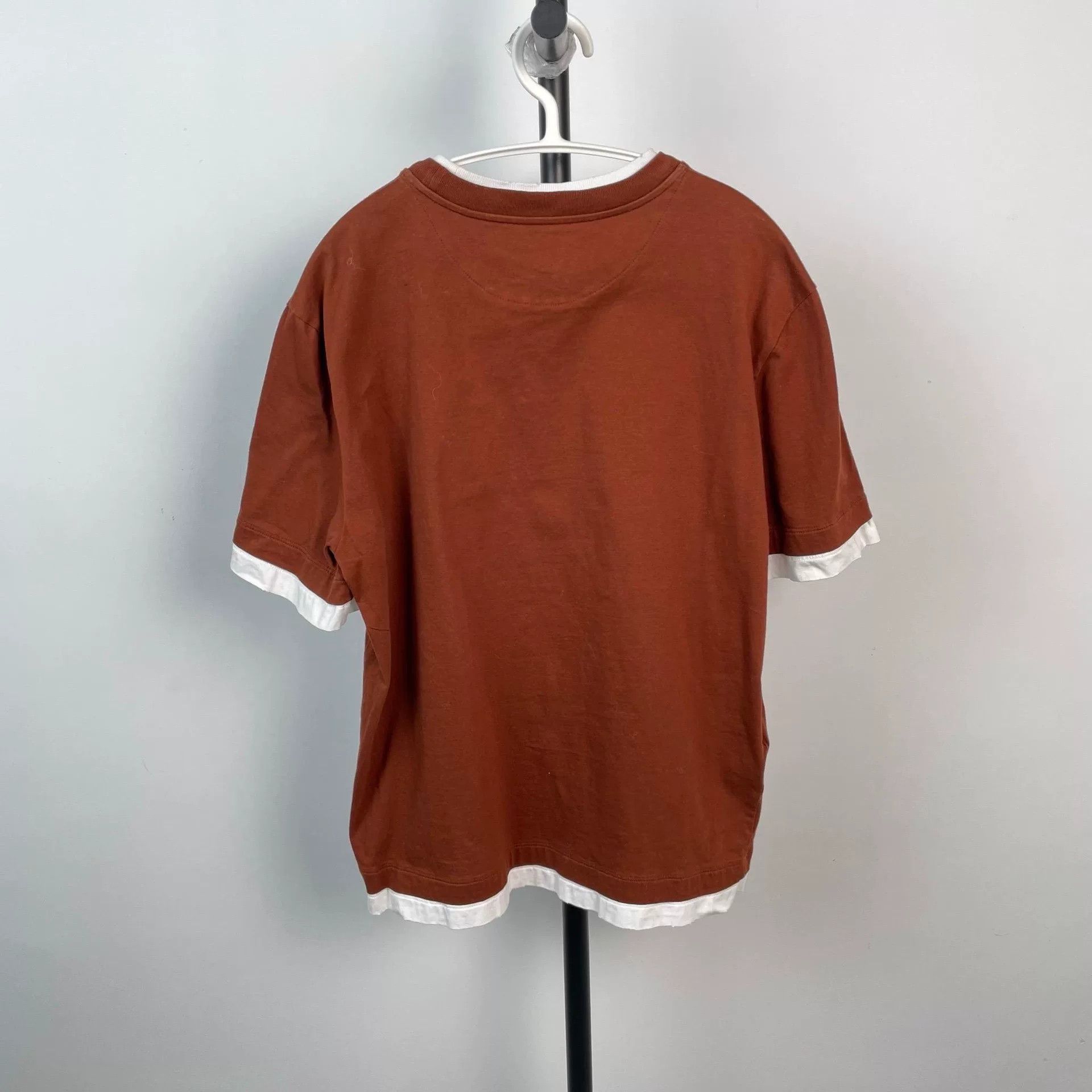 Prada Prada 2024 Cotton Short-Sleeve Brown Size US M / EU 48-50 / 2 - 2 Thumbnail