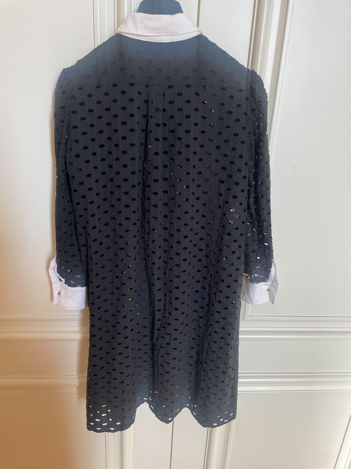 Moschino MOSCHINO Hollow Out Dress Black Lining Size S / US 4 / IT 40 - 2 Thumbnail