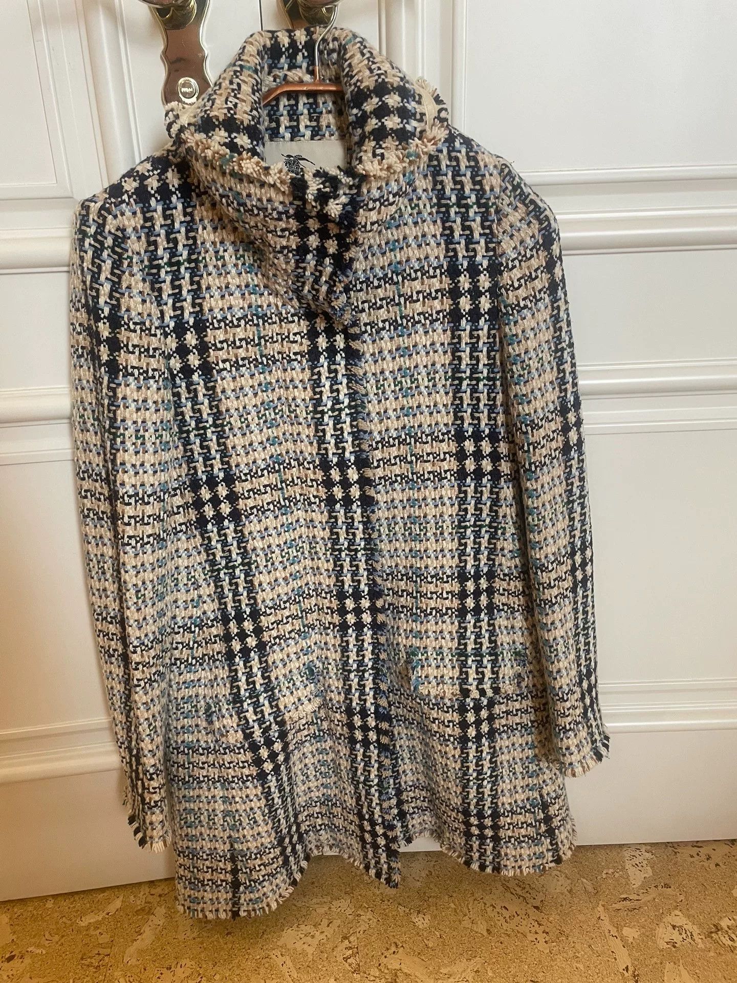 Burberry Burberry Vintage Beige Tweed Piece Size XS / US 0-2 / IT 36-38 - 2 Thumbnail