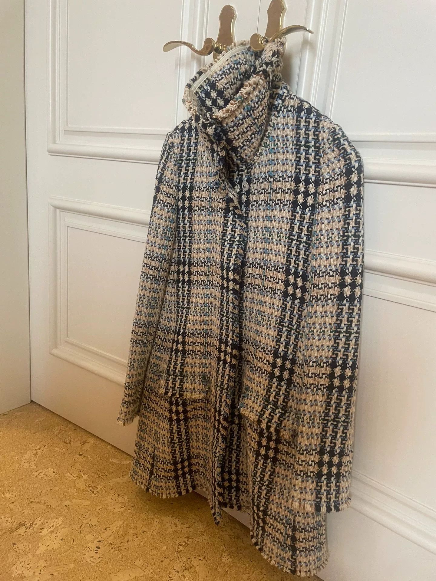 Burberry Burberry Vintage Beige Tweed Piece Size XS / US 0-2 / IT 36-38 - 3 Thumbnail