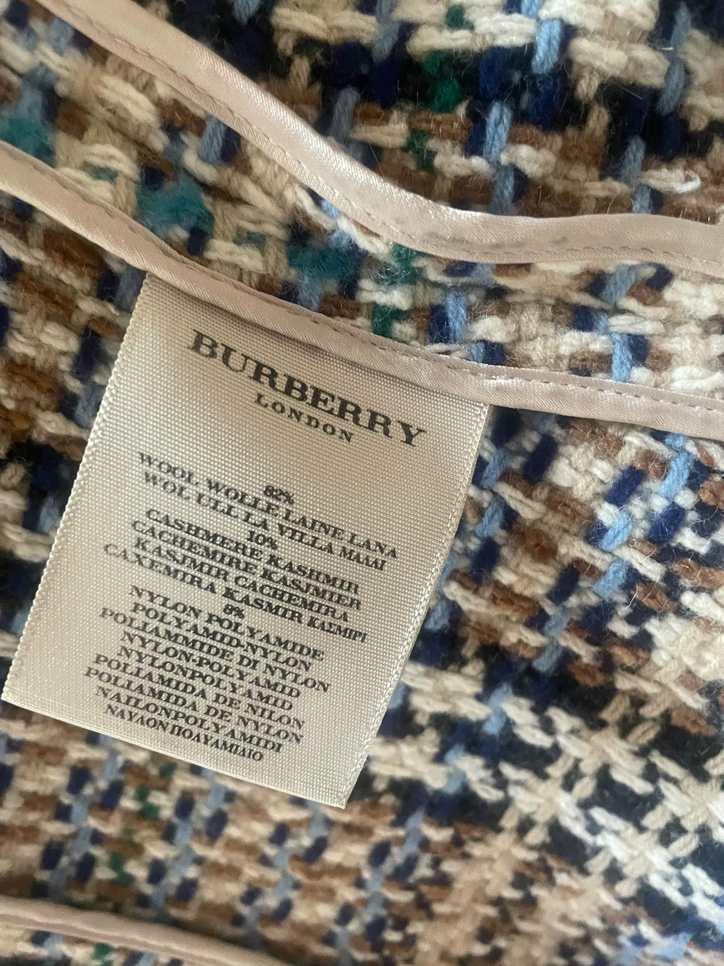 Burberry Burberry Vintage Beige Tweed Piece Size XS / US 0-2 / IT 36-38 - 4 Thumbnail