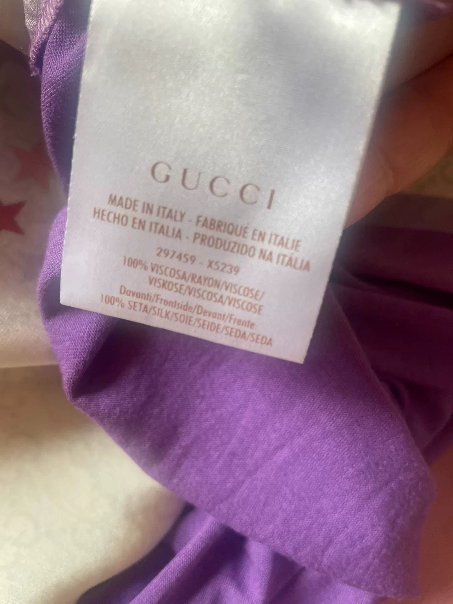 Gucci Gucci Silk Star Logo Scarf Size XS / US 0-2 / IT 36-38 - 4 Thumbnail