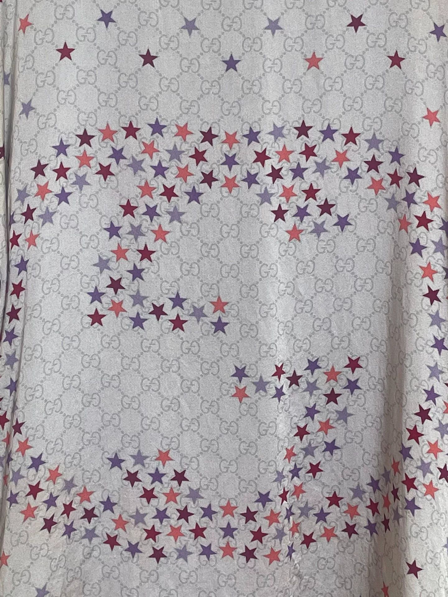 Gucci Gucci Silk Star Logo Scarf Size XS / US 0-2 / IT 36-38 - 6 Thumbnail