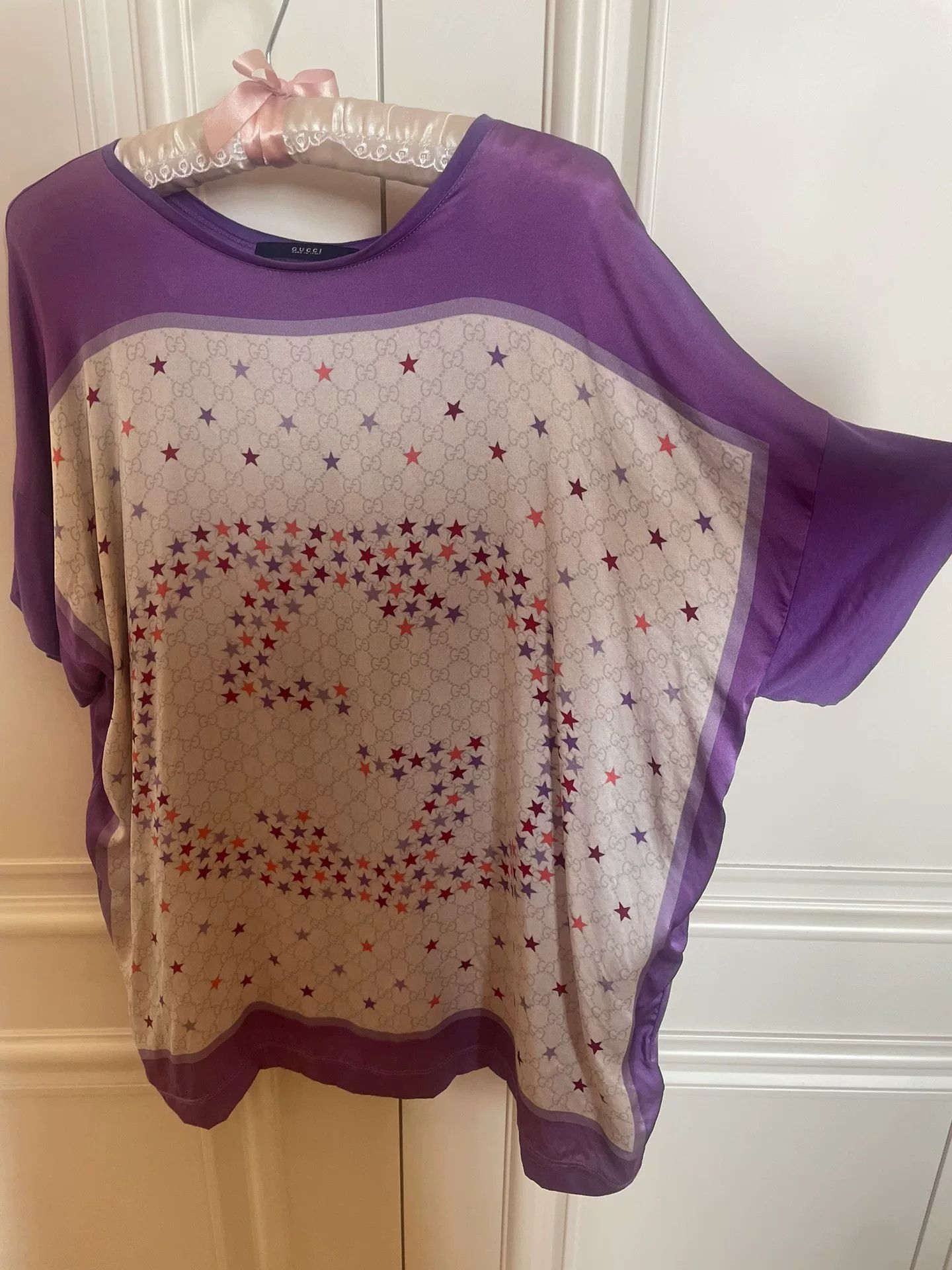 Gucci Gucci Silk Star Logo Scarf Size XS / US 0-2 / IT 36-38 - 2 Thumbnail