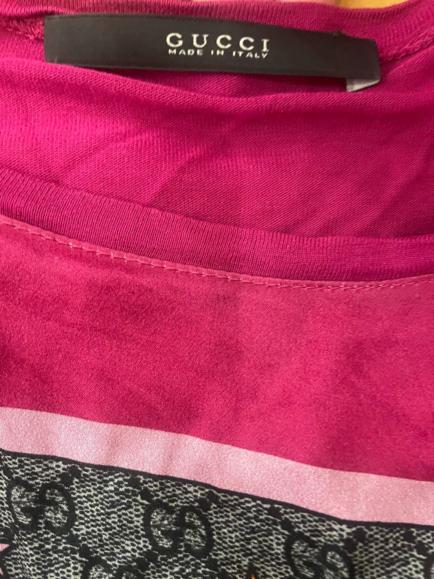 Gucci Gucci Silk Loose Dropped Shoulder Top Size XS / US 0-2 / IT 36-38 - 4 Thumbnail