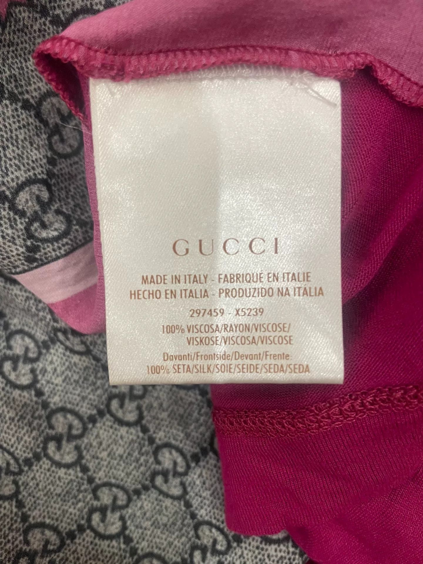 Gucci Gucci Silk Loose Dropped Shoulder Top Size XS / US 0-2 / IT 36-38 - 5 Thumbnail