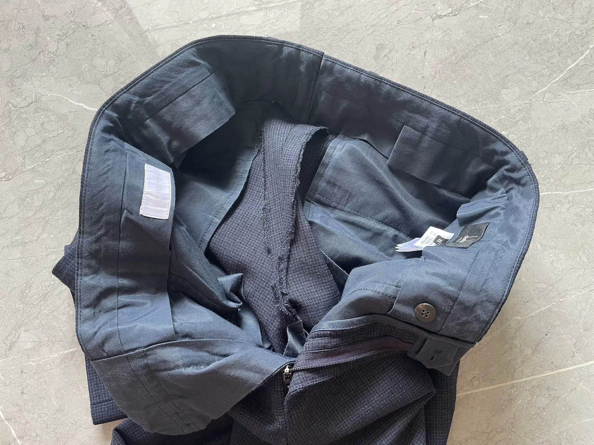 Alfred Dunhill Dunhill Men's Wool Prince of Wales Trousers Size US 32 / EU 48 - 7 Thumbnail