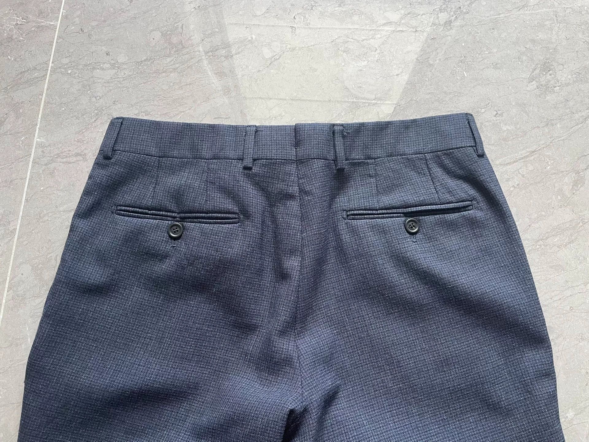 Alfred Dunhill Dunhill Men's Wool Prince of Wales Trousers Size US 32 / EU 48 - 3 Thumbnail