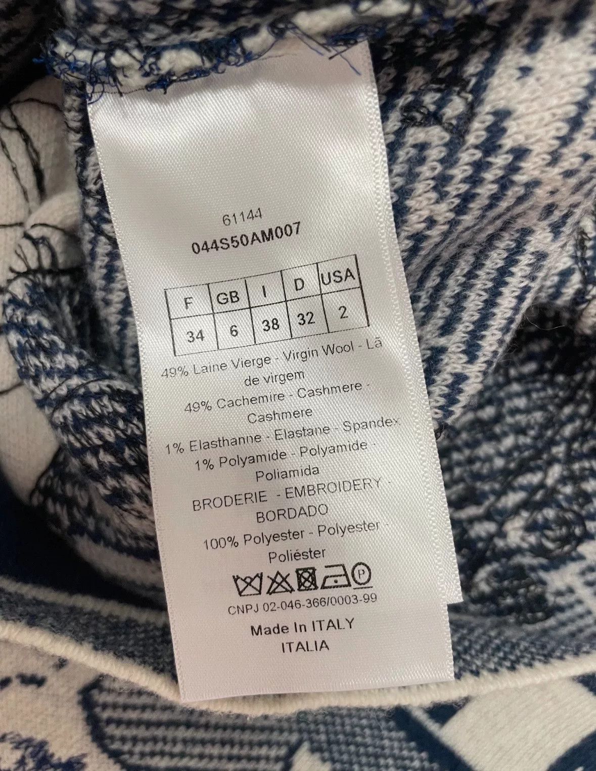 Dior Dior Letter Sweater Size XS / US 0-2 / IT 36-38 - 7 Thumbnail