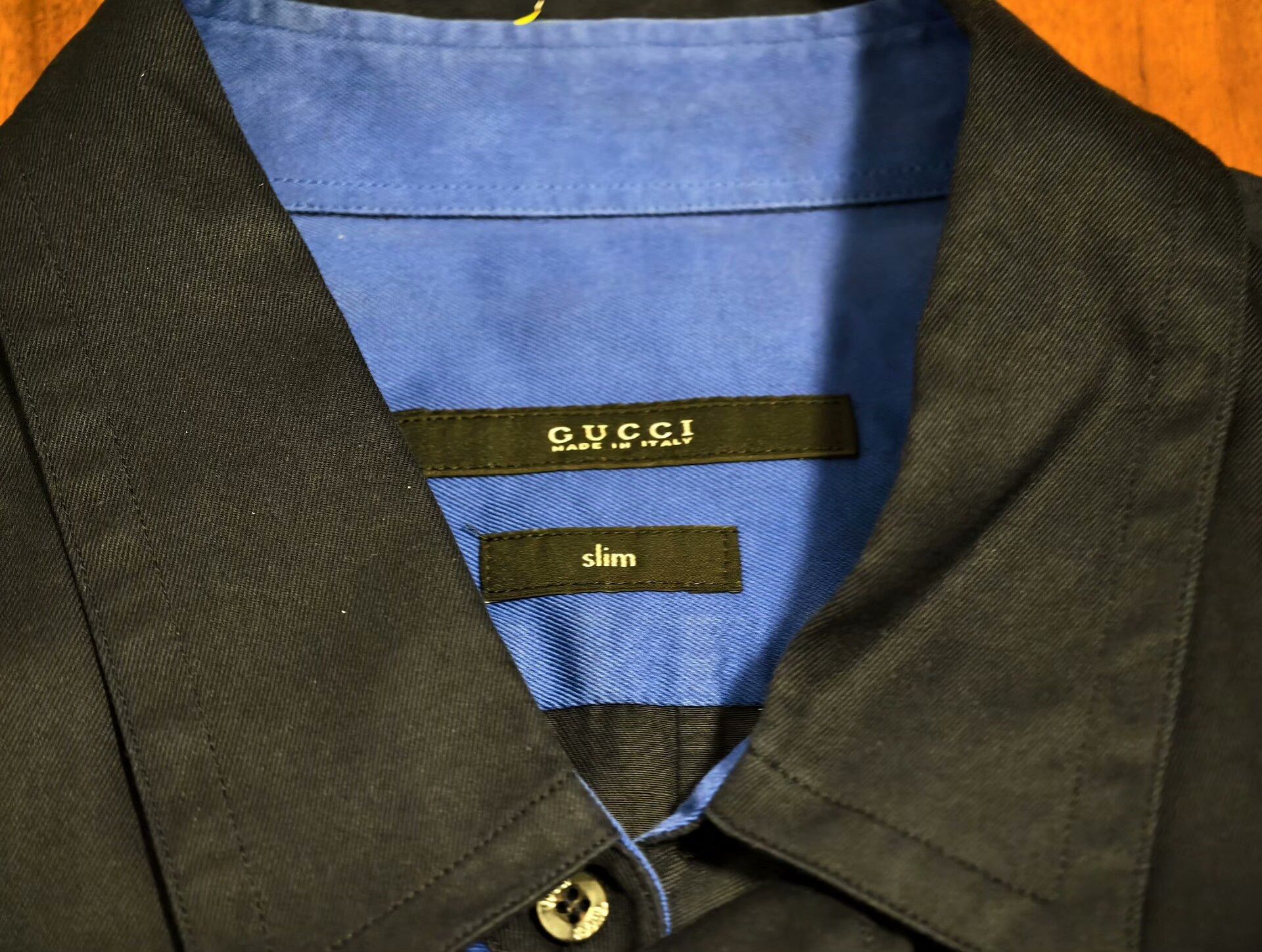 Gucci Gucci Long-Sleeve Shirt Jacket Size US M / EU 48-50 / 2 - 2 Thumbnail