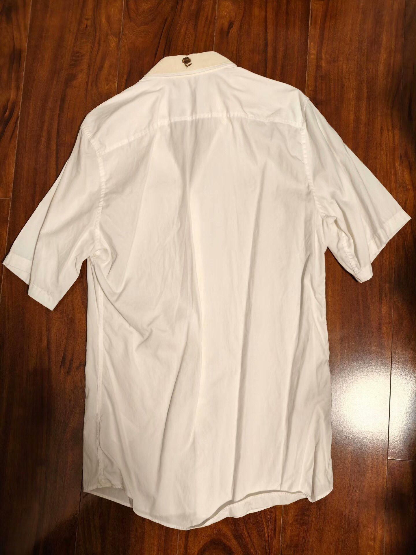 Gucci Gucci White Collar Embroidery Autumn Winter Shirt Size XS / US 0-2 / IT 36-38 - 2 Thumbnail