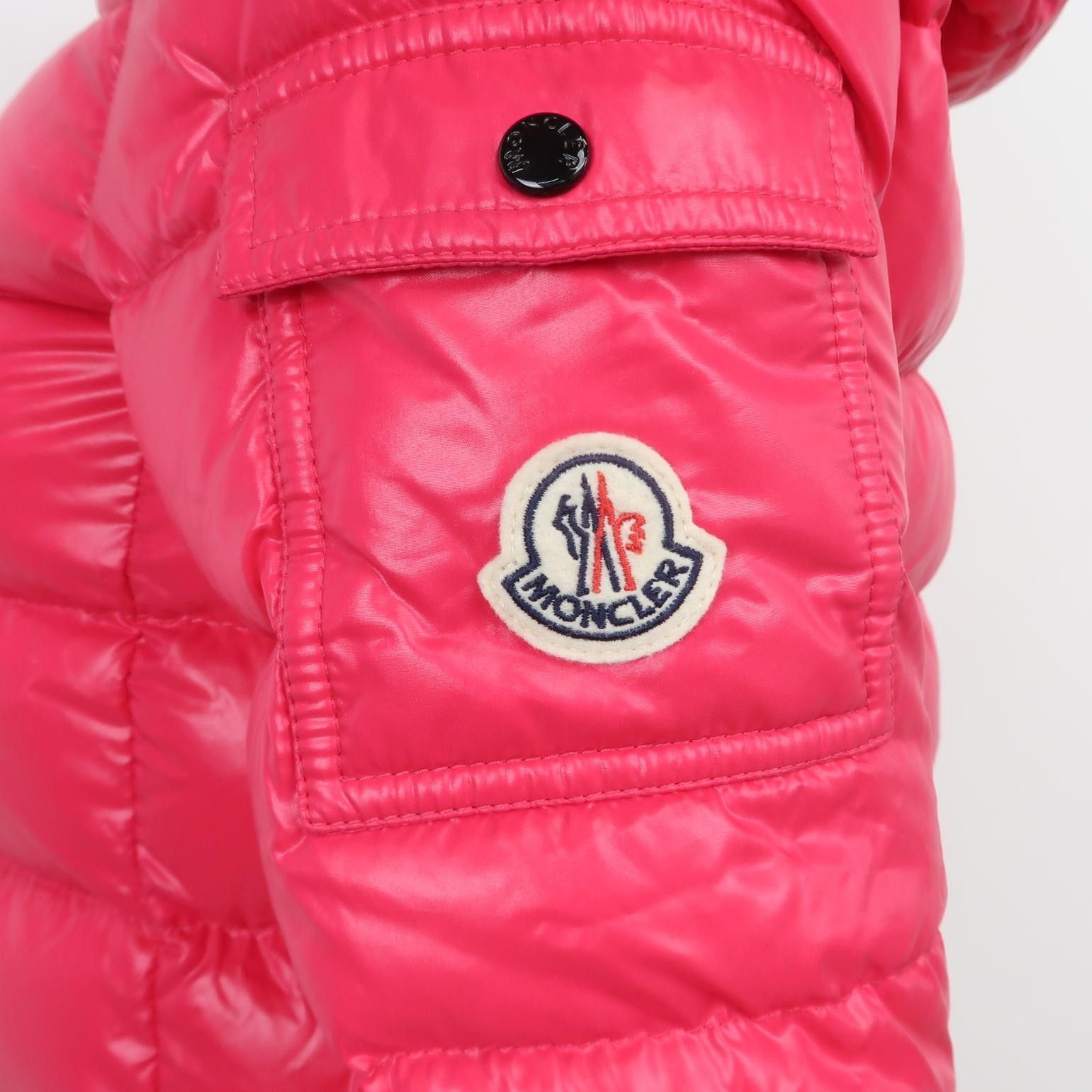 Moncler Moncler XS Pink Hooded Down Jacket Size XS / US 0-2 / IT 36-38 - 5 Thumbnail