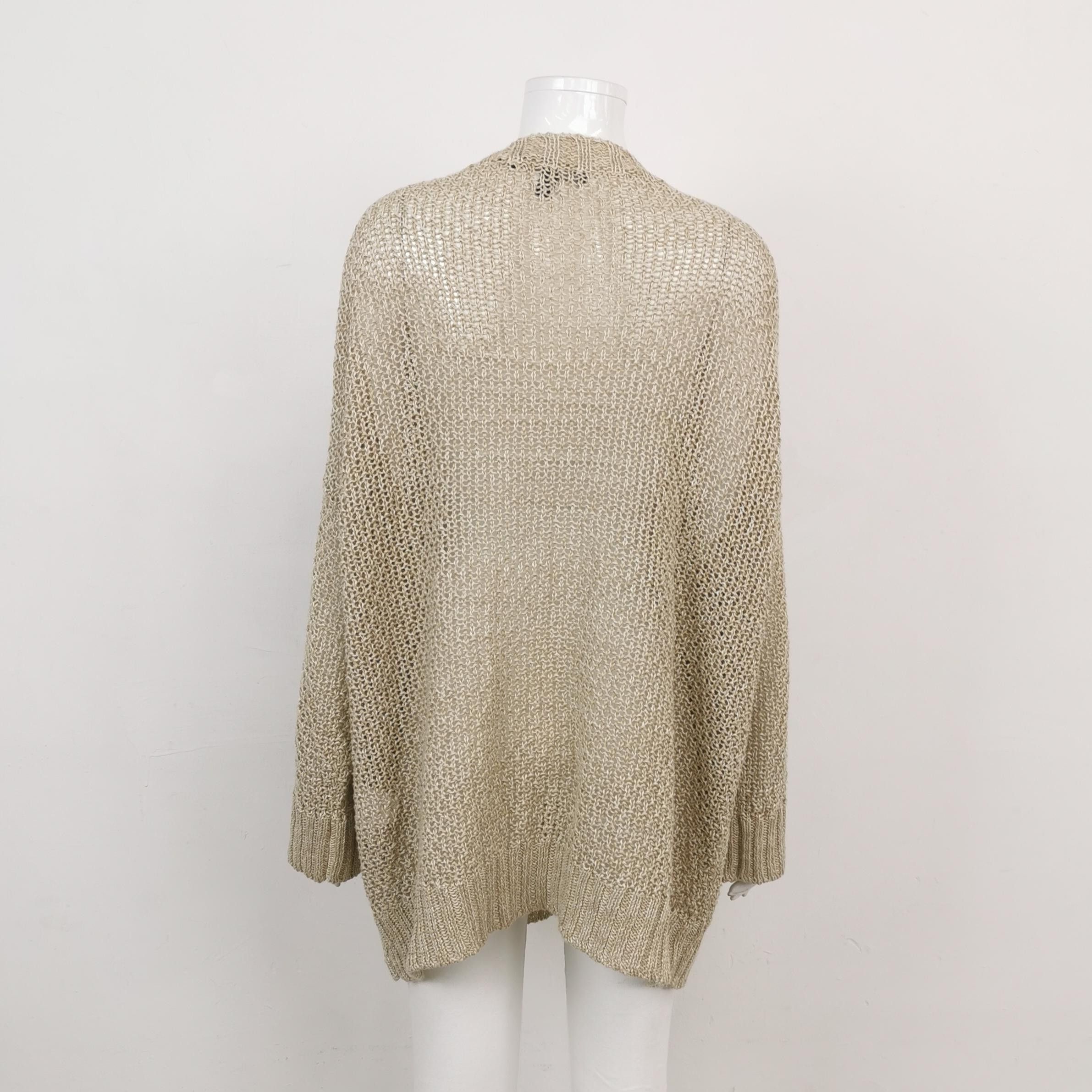 Weekend Max Mara Weekend Max Mara Linen V-Neck Sweater XL Size XS / US 0-2 / IT 36-38 - 3 Thumbnail