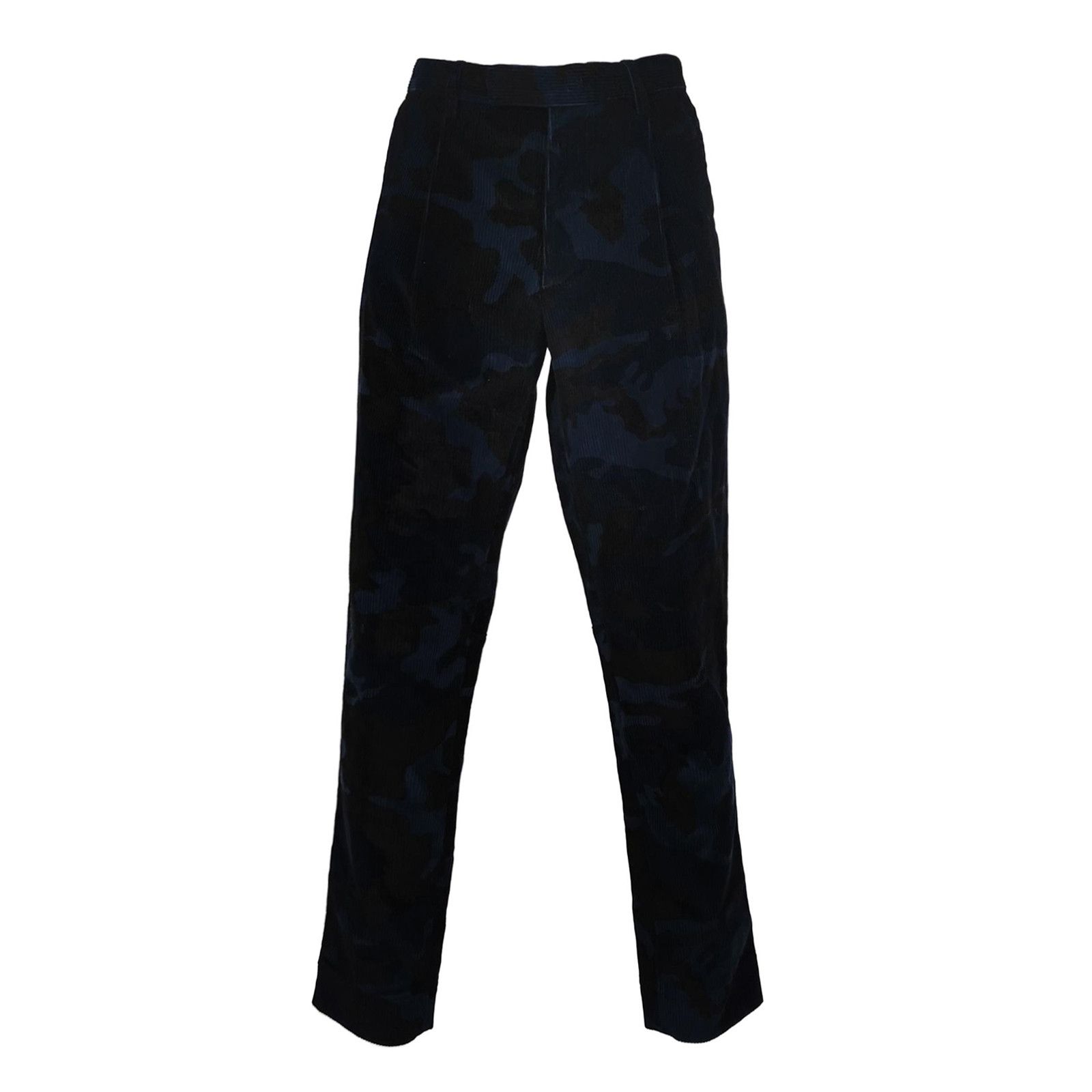 Moncler Dark Camouflage Corduroy Straight-Leg Pants Size US 32 / EU 48 - 2 Thumbnail