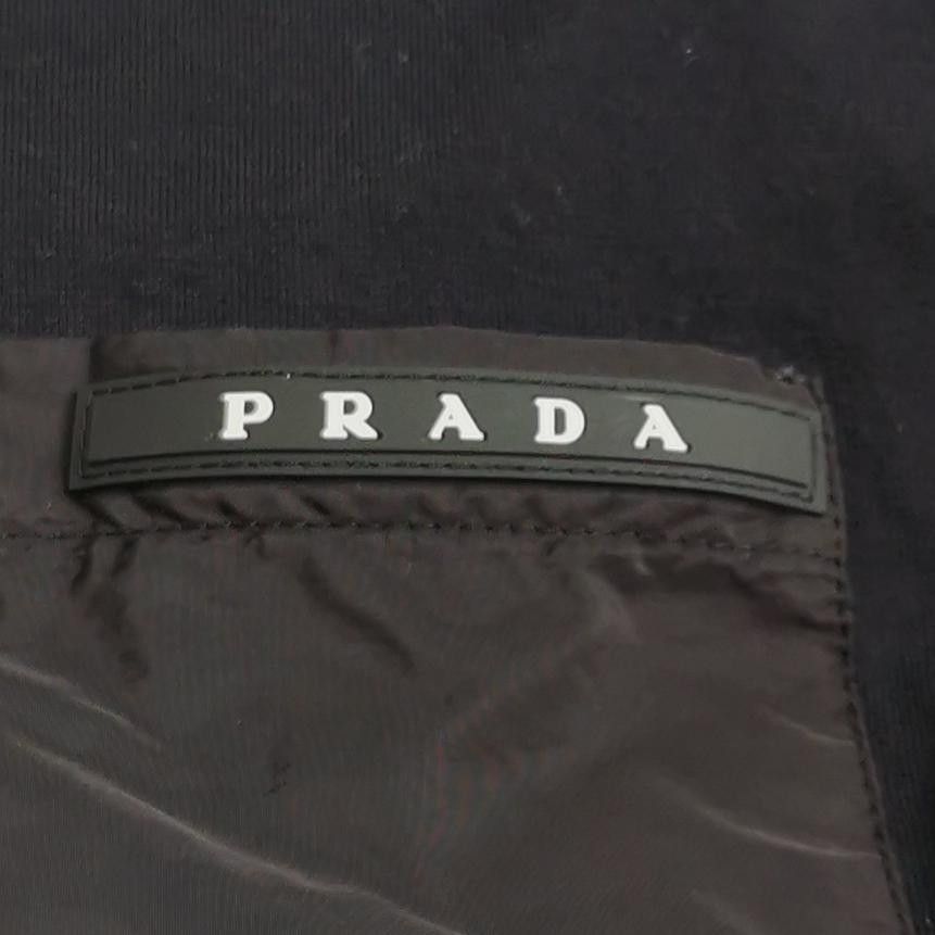 Prada Prada Blue Cotton Logo Shorts XXXL Size US 28 / EU 44 - 5 Thumbnail