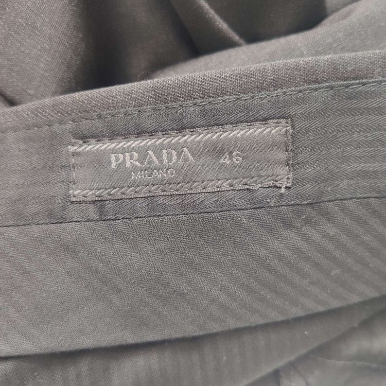 Prada Prada Wool Solid Color Trousers Size 46 Size US 30 / EU 46 - 8 Thumbnail