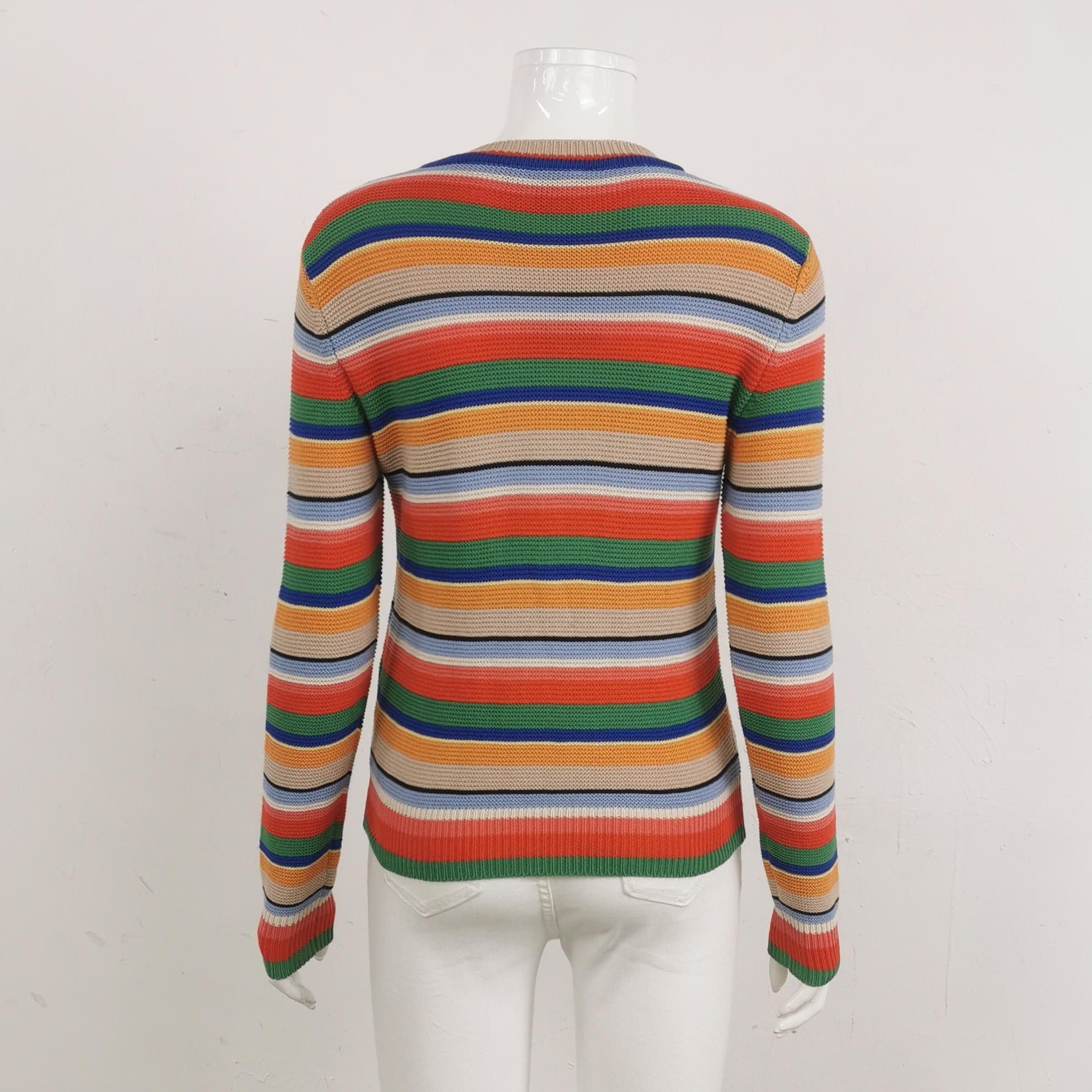 Weekend Max Mara Weekend Max Mara Linen Stripe Crewneck Sweater XS Size XS / US 0-2 / IT 36-38 - 3 Thumbnail