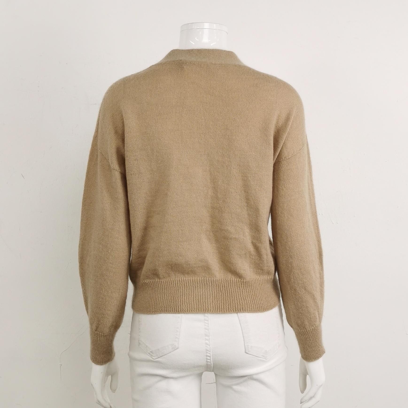 Weekend Max Mara Weekend Max Mara XS Mohair Blend Buttoned Knit Sweater Size XS / US 0-2 / IT 36-38 - 4 Thumbnail