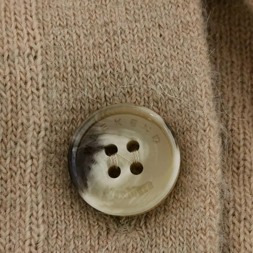 Weekend Max Mara Weekend Max Mara XS Mohair Blend Buttoned Knit Sweater Size XS / US 0-2 / IT 36-38 - 6 Thumbnail