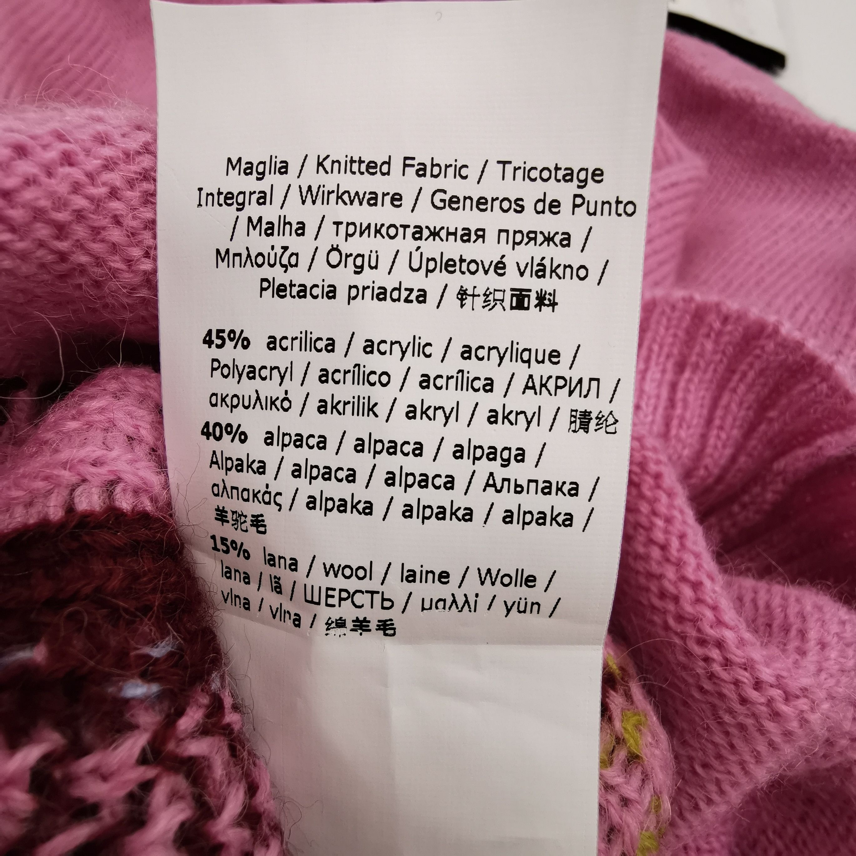 Weekend Max Mara Weekend Max Mara XS Pink Mushroom Print Sweater Size XS / US 0-2 / IT 36-38 - 14 Thumbnail