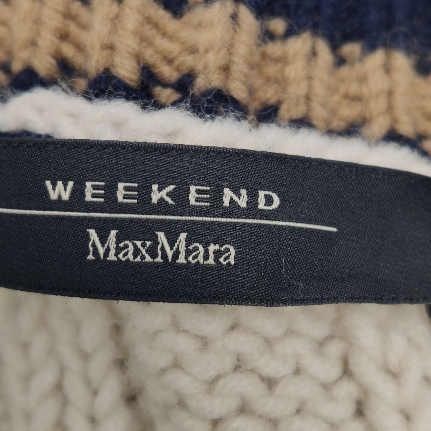 Weekend Max Mara Weekend Max Mara Wool Blend Colorblock V-Neck Sweater Size M / US 6-8 / IT 42-44 - 10 Thumbnail