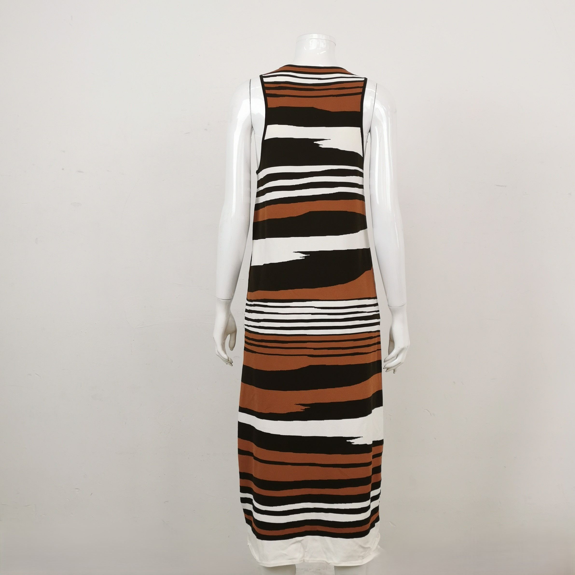 Weekend Max Mara Weekend Max Mara M Striped Sleeveless Dress Size M / US 6-8 / IT 42-44 - 3 Thumbnail