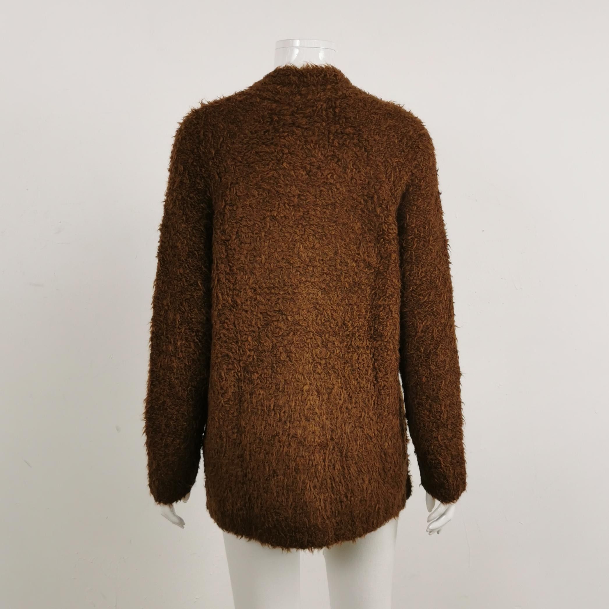 Weekend Max Mara Weekend Max Mara Wool V-Neck Buttoned Coat M Size M / US 6-8 / IT 42-44 - 3 Thumbnail
