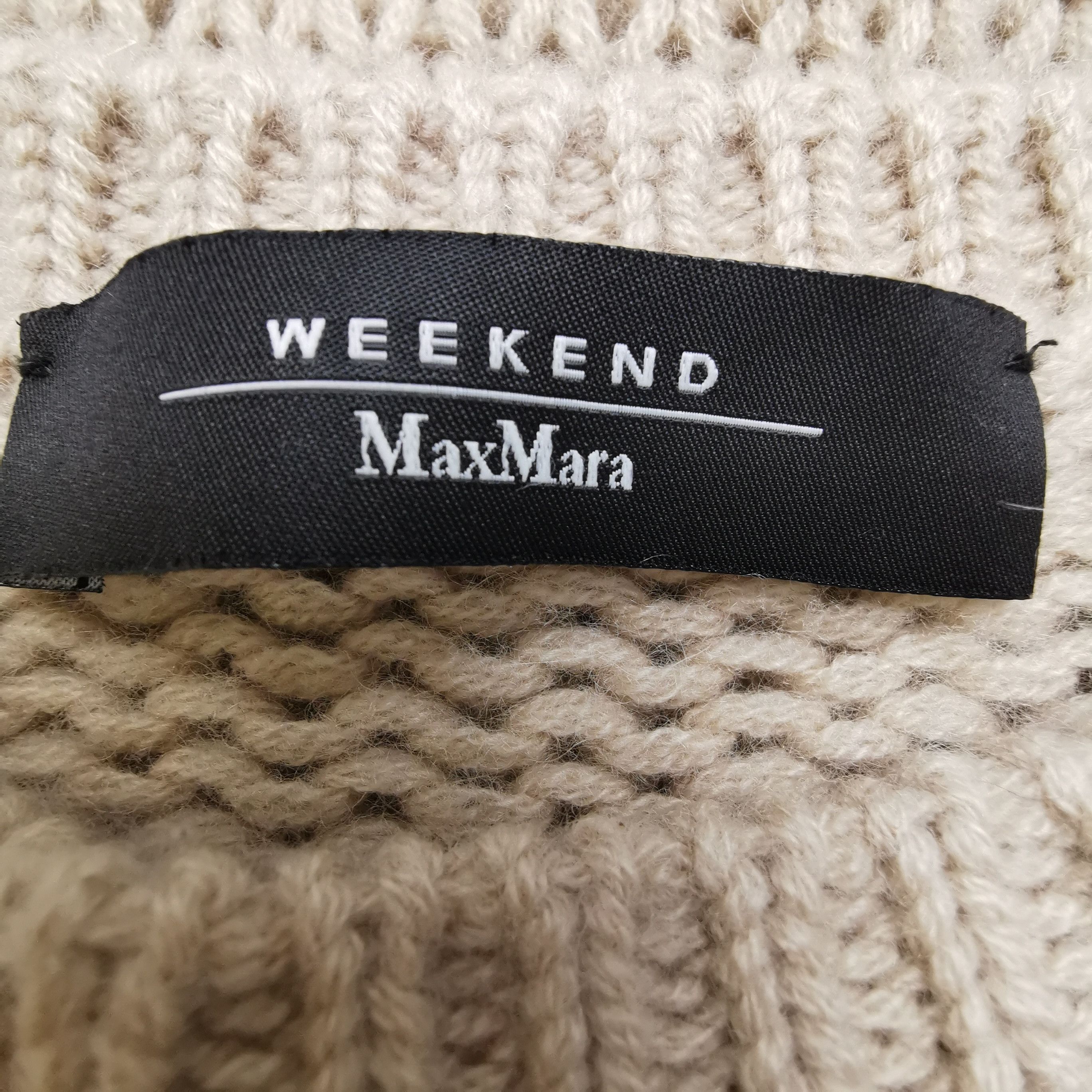 Weekend Max Mara Weekend Max Mara Beige Wool Crewneck Sweater M Size M / US 6-8 / IT 42-44 - 5 Thumbnail